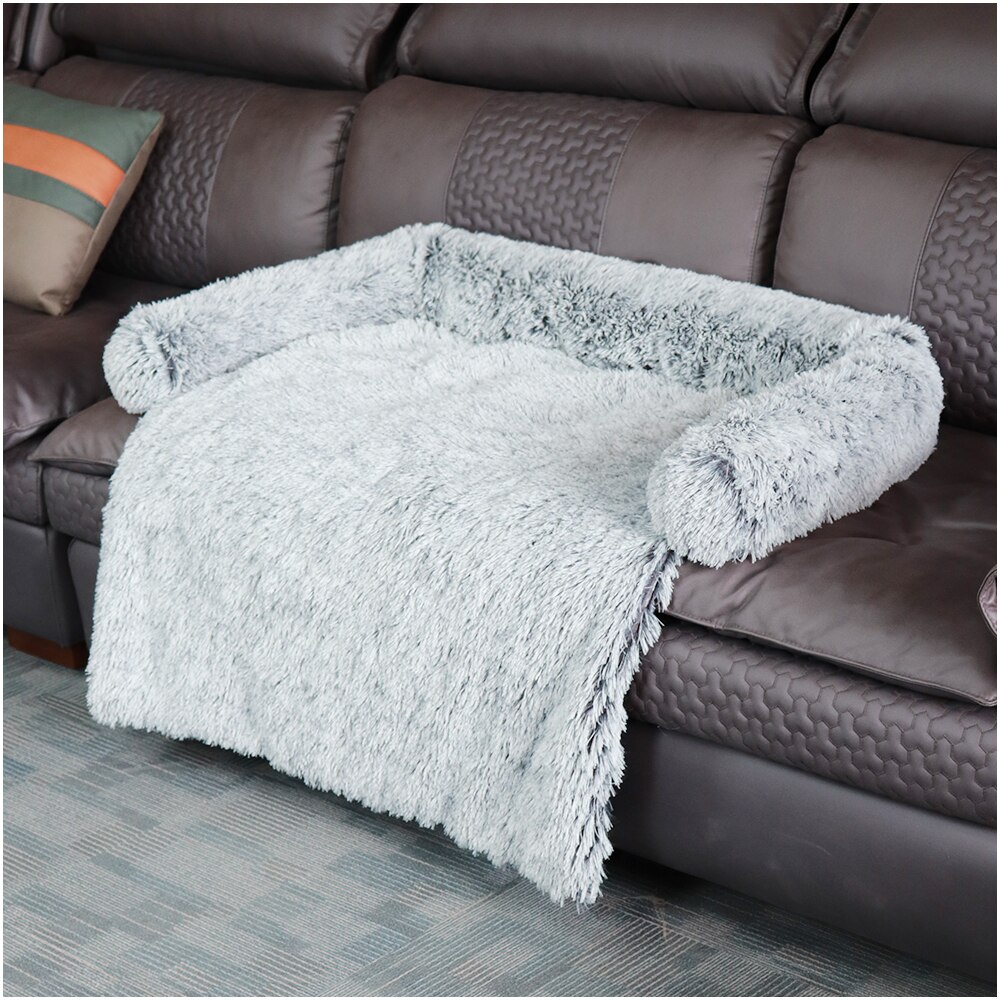 Hond Bed Voor Grote En Kleine Hond Sofa Bedden Pluche Kennel Huisdieren Nest Kussen Honden Levert Winter Slapen Meubels protector