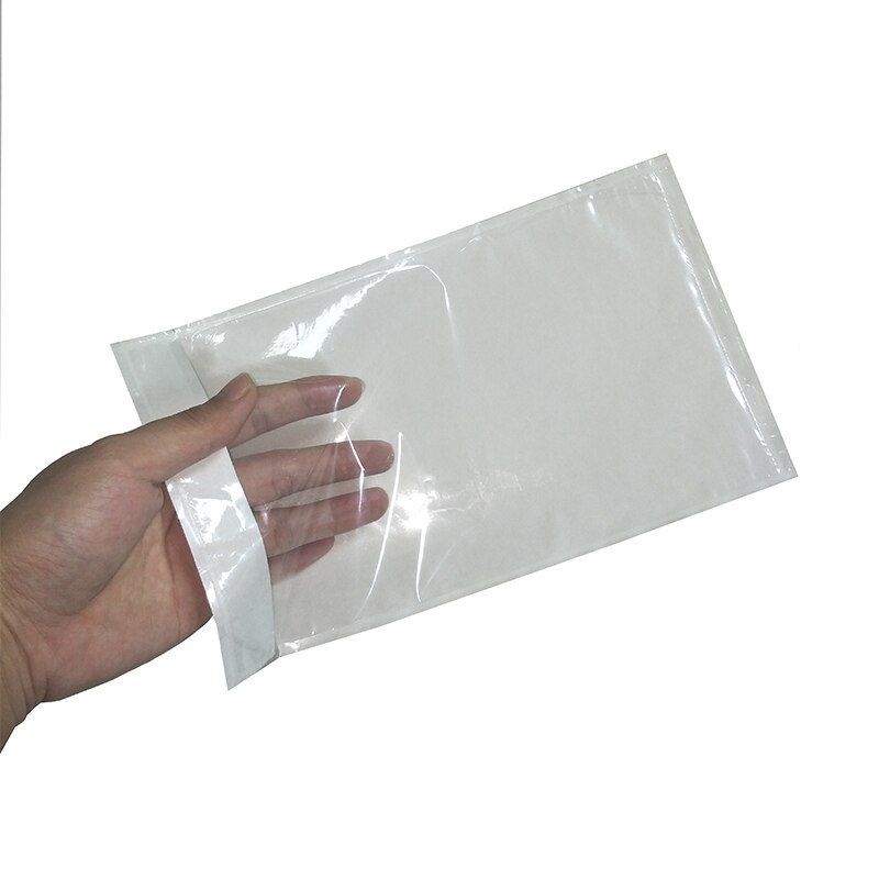 50PCS/14sizes Clear Packing List Enclosed Envelopes Plain Plain Face Back Load Label Envelopes Label Envelopes Pouches
