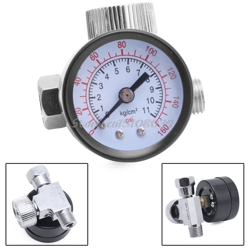 Pneumatic Air Control Compressor Pressure Gauge Regulator Regulating Valve S08