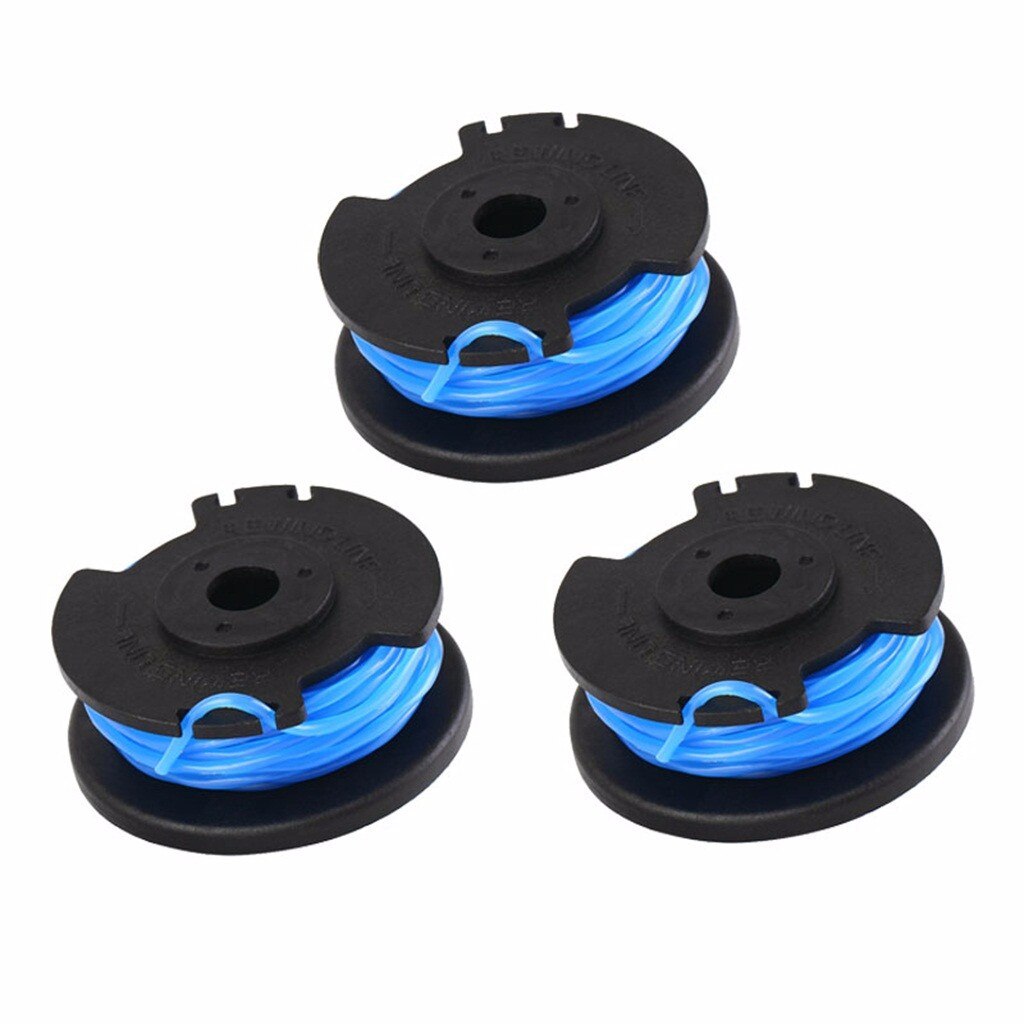 3Pcs String Trimmer Line Ryobi 0.065 inch Autofeed for Replacement Spools 18V 24V 40V Cordless Trimmers Power Tool + AC14RL3A: Default Title