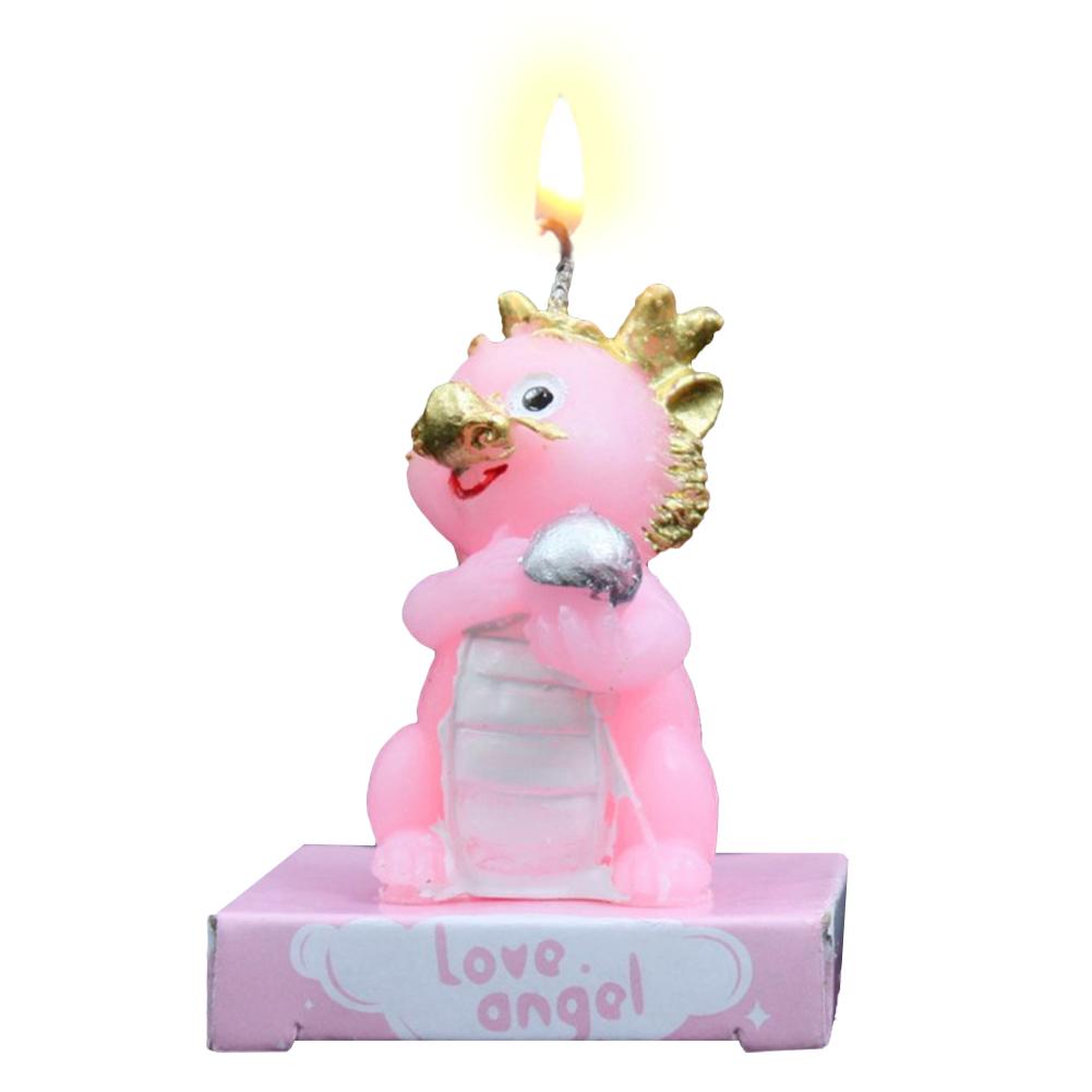 1Pc Leuke Dierlijke Verjaardag Kaarsen 12 Sterrenbeeld Dieren Vorm Rookloze Kaarsen Voor Baby Shower Kids Birthday Party Cake Decoratie: L