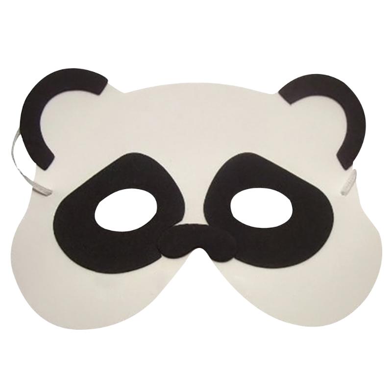 10PCS Diverse EVA Schuim Dier Maskers voor Kids Verjaardagsfeestje Thuis Creatieve Dier Maskers Speelgoed (Willekeurige Stijl)