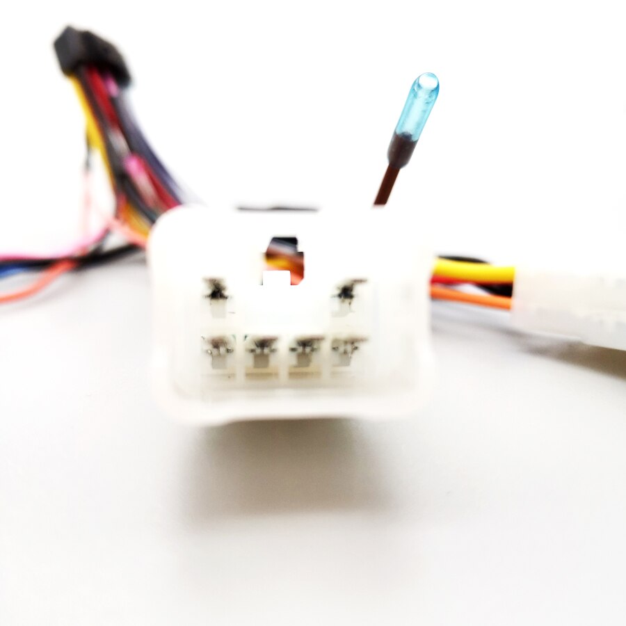 For Android Car Stereo 16 PIN Wiring Harness Connector Adapter Power Cable Harness with 4-Terminal Suitable for Toyota