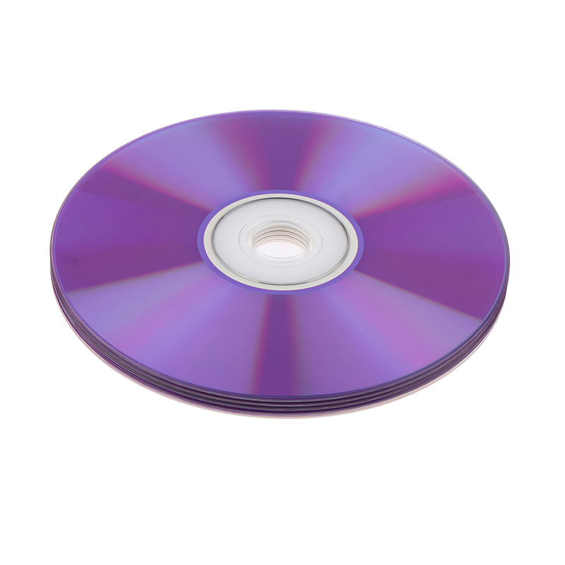 .5Pcs Plastic Blue 12cm 5 Discs Grade A X8 8.5 GB Blank Fruit Printed DVD+R DL Disc D9 Burning Disc.