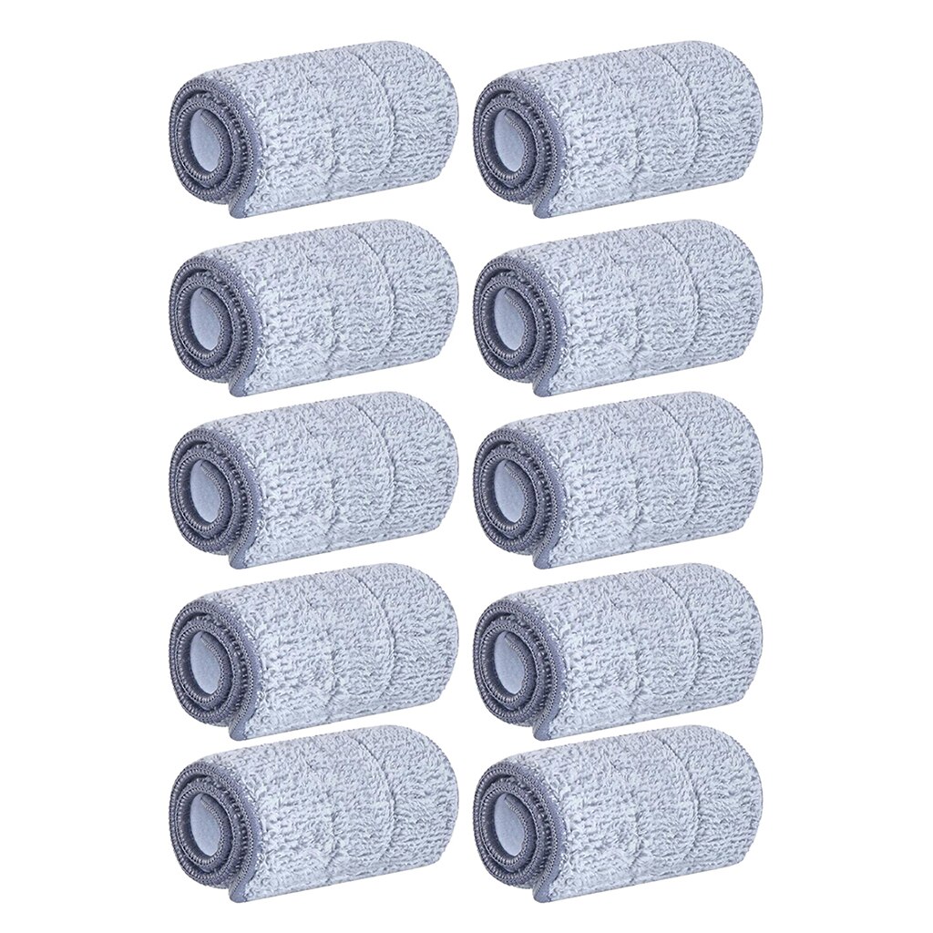 Microfiber Cleaning Pads Reusable 12.99x4.72inch Mop Pad, Replacement Heads for Wet or Dry Floor Cleaning and Scrubbing