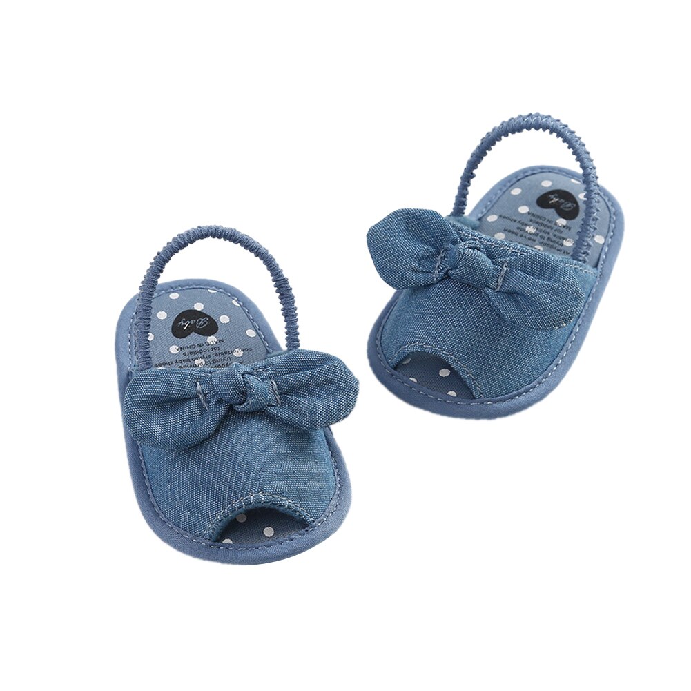 Baby schuhe mädchen Nicht-Unterhose kleinkind mädchen sandalen Baby Mädchen Sandale Schuhe gehen Lernen Weichen Sohlen Nicht-Unterhose Plaid Bogen Tuch: A / 0-6 Monate