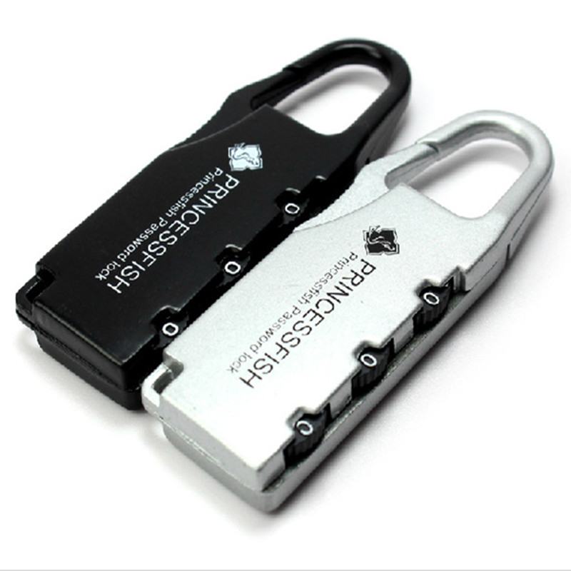 Professionele wachtwoord mini metalen 3 wachtwoord hangslot bagage lock opknoping kettingslot opknoping slot