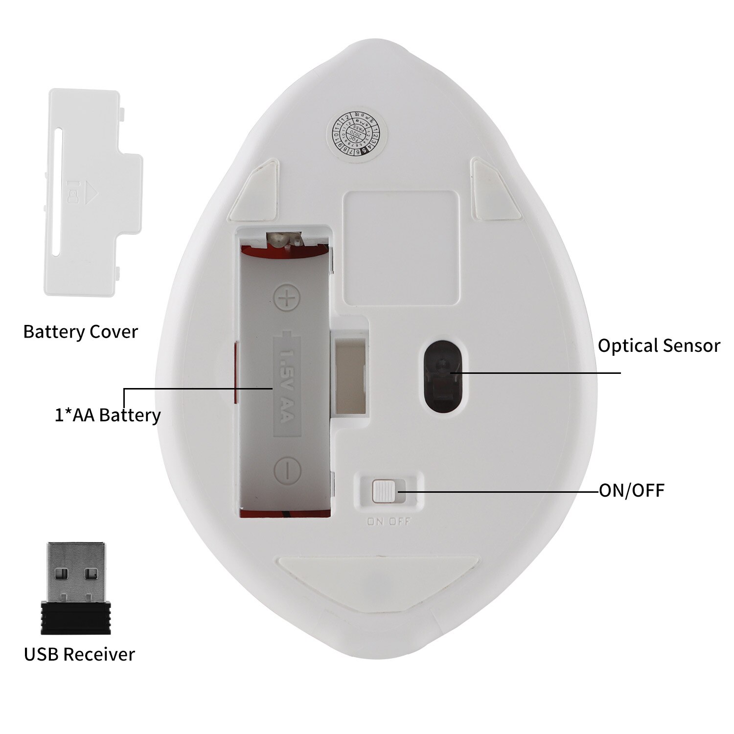 2,4G Drahtlose Maus USB Optische Nette Hamster Karikatur Computer Mäbenutzen Mini Ergonomische 3D PC Büro Mause Für Laptop Deskop freundlicher