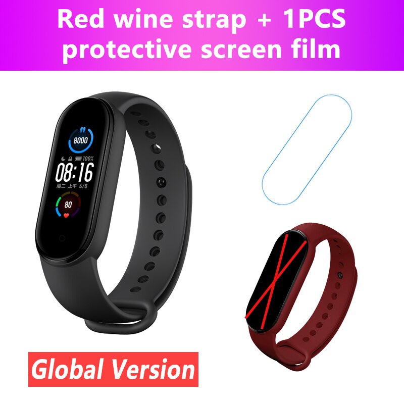 Global Version Xiaomi Mi Band 5 Smart Bracelet Control AI Voice Assistant Heart Rate Sleep Step Swim Sport Monitor APP Reminder