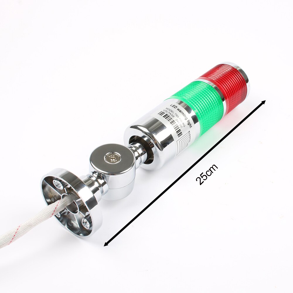 12V 24V 110V 220V di Sicurezza Stack Lampada Rosso Verde Del Nastro Flash Industriale Torre del Segnale di Luce LTA indicatore di Sempre la luce 2 strati