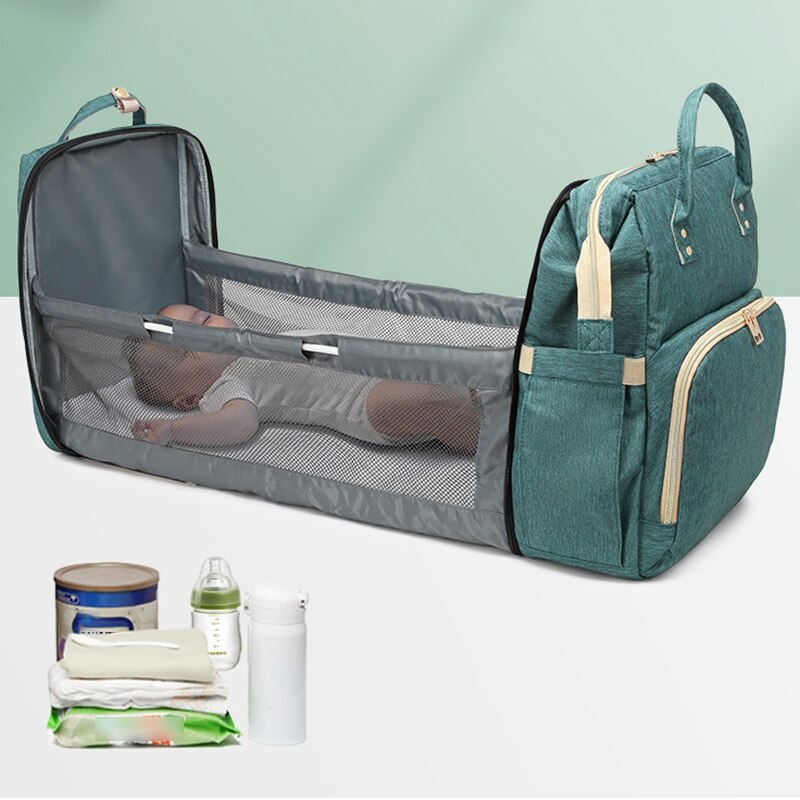 Moisés de viaje Lekebaby, cama plegable para bebé, pañal portátil, mochila para mamá, cuna para niño pequeño