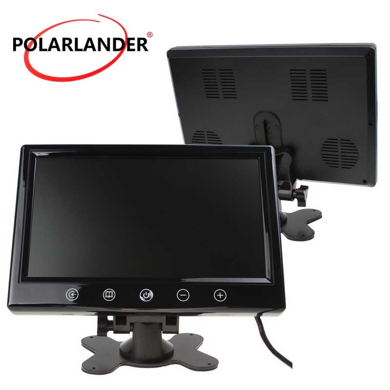 9 zoll TFT LCD 800x600 bildschirm Auto Monitor 2CH Video Eingang Für Rückfahr Kamera fernbedienung parkplatz Monitor