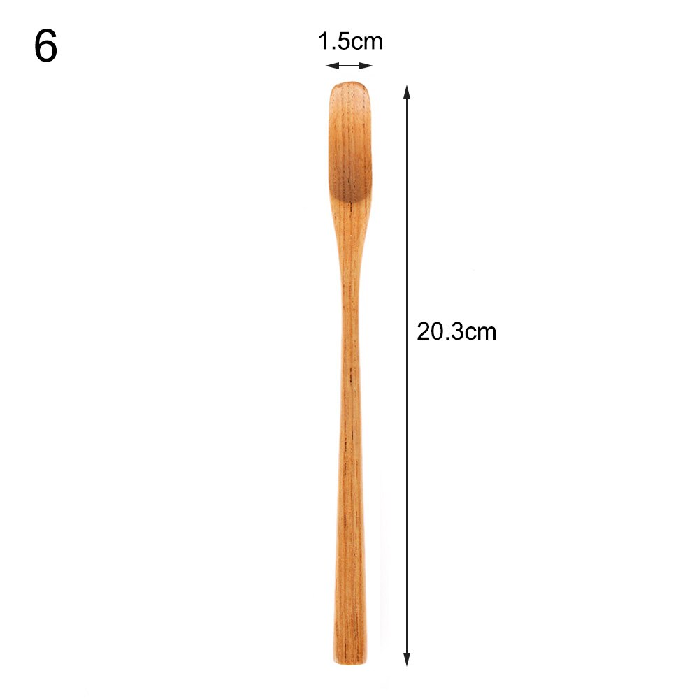 Palitos de madera para hojas de té, utensilios de cocina de bambú negro, utensilios de especias, 180x10x10mm: 5