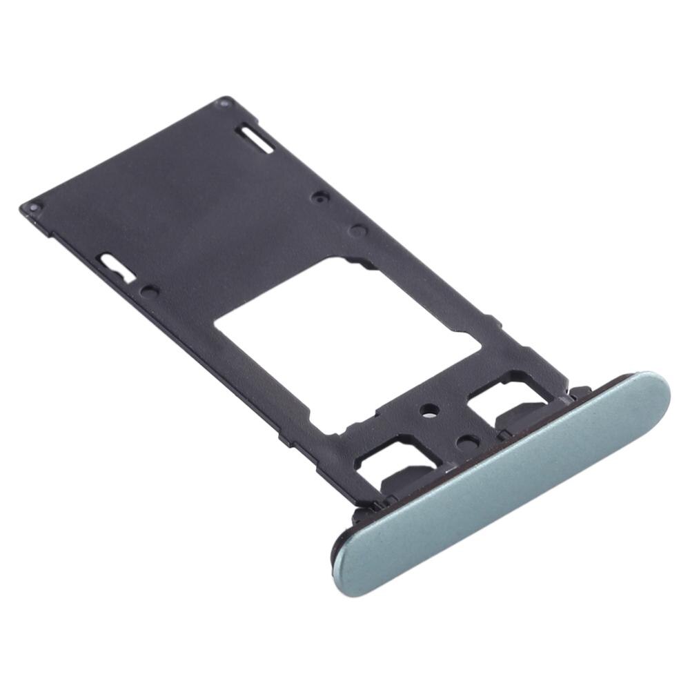 2 SIM Card Tray + Micro SD Card Tray Holder Replacement for Sony Xperia XZ2 Compact Phone Spare Parts