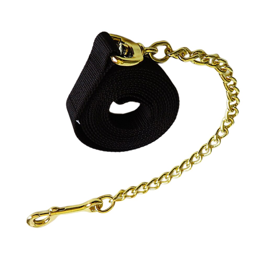 Horse Lead Rope Soft Rein Braided Pony Halters Bridle Swivel Buckle Snap Hook