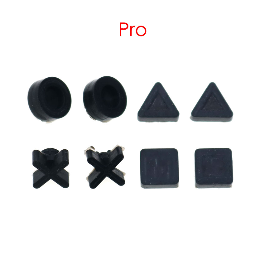 YuXi Black Silicon Bottom Rubber Feet Pads Cover Cap For Sony PS4 Pro Slim Console Housing Rubber Feet Cover: Dark Blue