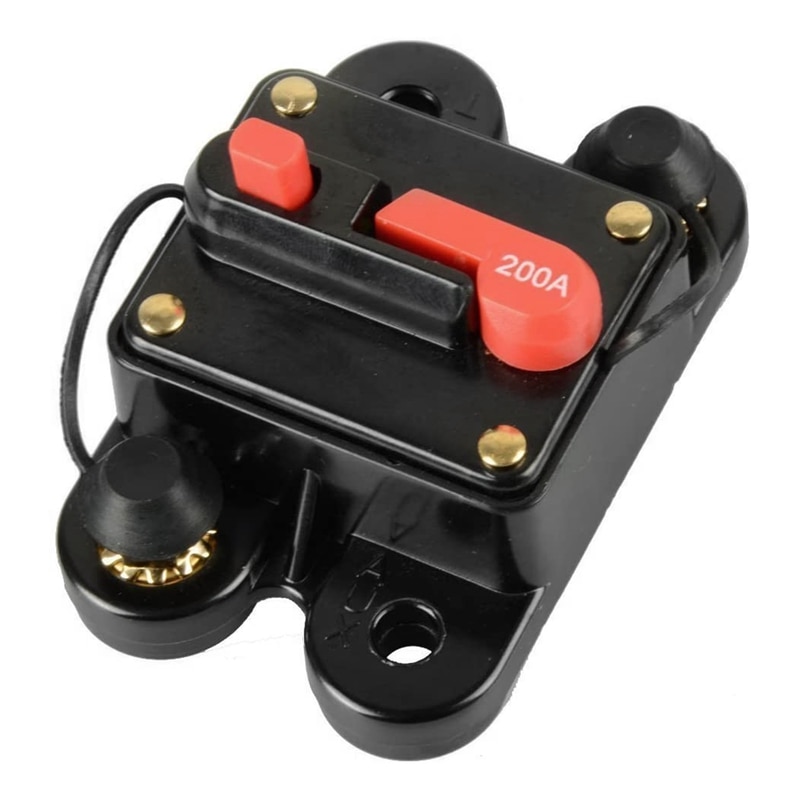 12V-24V DC 200 Amp Circuit Breaker for Car Marine Boat Bike Stereo o