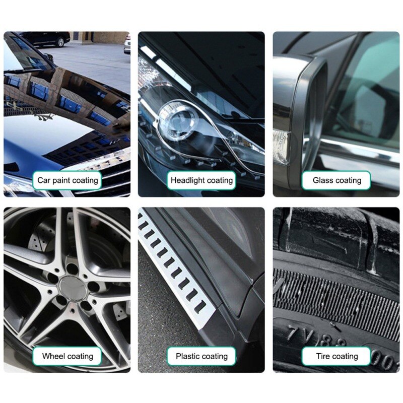 Car Repellent Ceramic Coating Nano Glass Plated Crystal Liquid Hydrophobic Coating Waterproof Agent