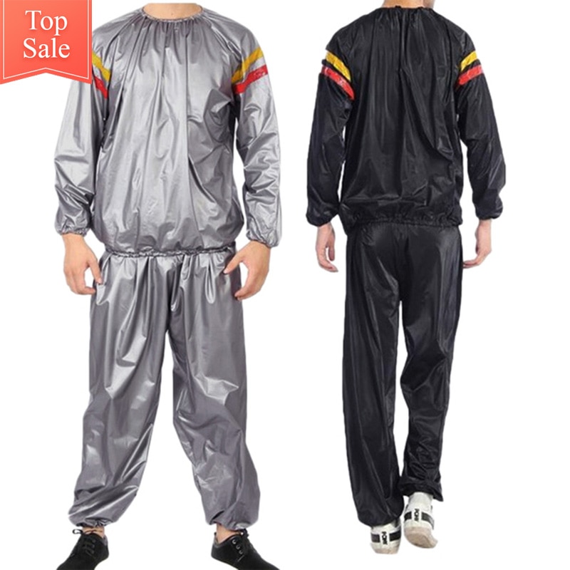 Heavy Duty Fitness Weight Loss Sweat Sauna Suit Exercise Gym Anti-Rip