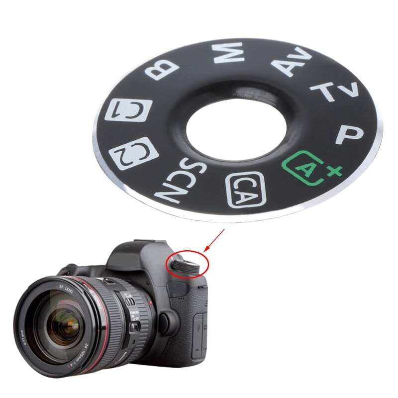 Camera Function Dial Mode Interface Cap Button Repair Parts For Canon EOS 6D