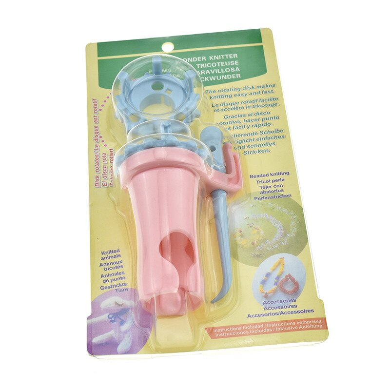 Braided Rope Braid Maker Knitting Loom Crochet Hook Knitting Tool for DIY Weaving Craft Magic Spool Loom Maker Knitting Kit