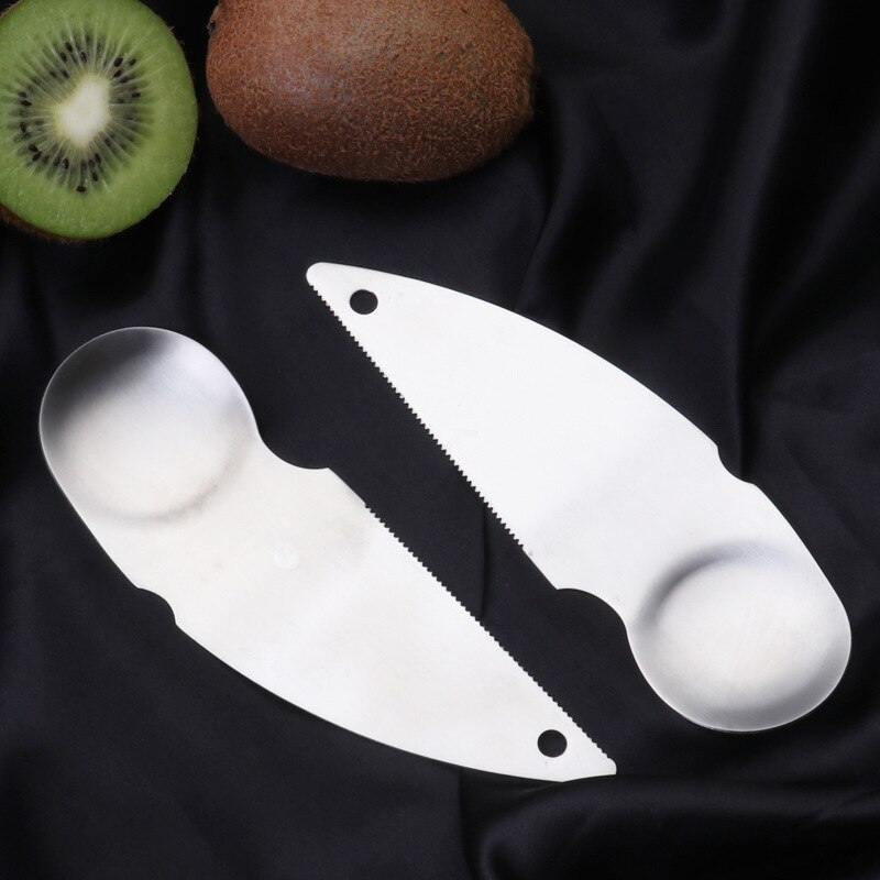 Kiwi Knife 304 Stainless Steel Kiwi Knife Digging Spoon Kiwi Fruit Egg Cutter Digging Fruit Knife Kitchen Fruit Tools
