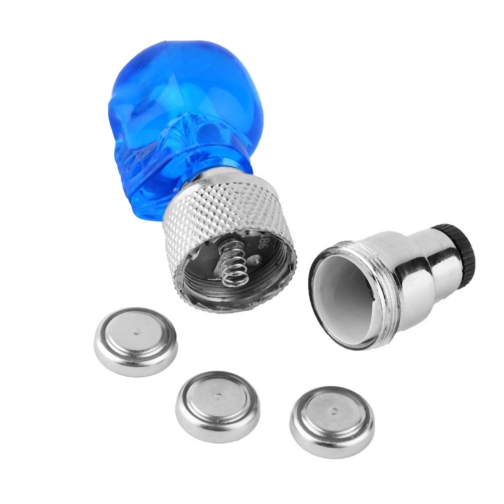 Schedel Vorm Flesdop Led Light Wheel Tyre Lamp Kleurrijke Fiets Accessoires Voor Auto Motor Fiets Wiel Licht Verkeersveiligheid