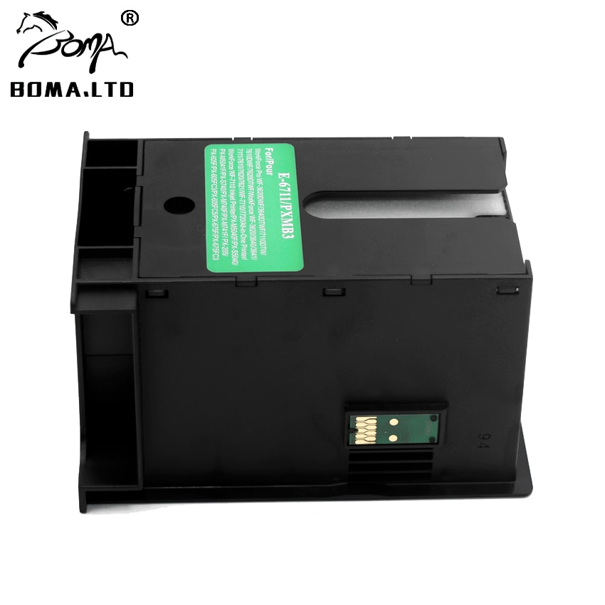 T6711 Ink Maintenance Tank For Epson WF7720 WF7710 WF7715 WF7210 WF7610 WF7620 WF3620 WF3640 WF3540 WF3010 WF3520 L1455 Resetter