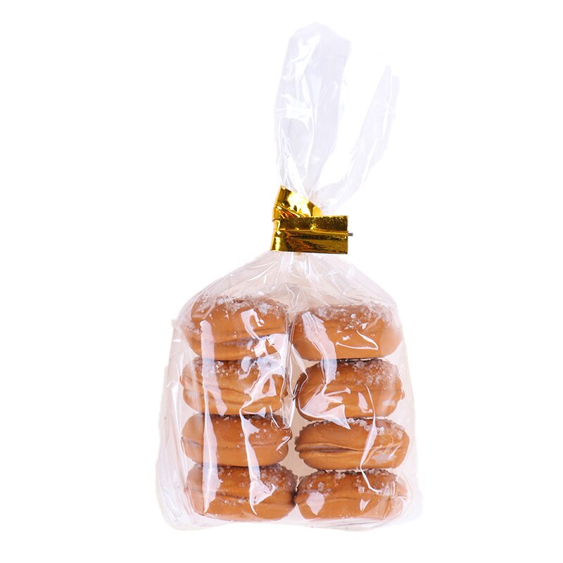 1 Tasche Künstliche Krapfen Schokolade Gefälschte Lebensmittel Ornament Handwerk Dekor Miniatur Puppenhaus Dekoration DIY Küche Spielzeug