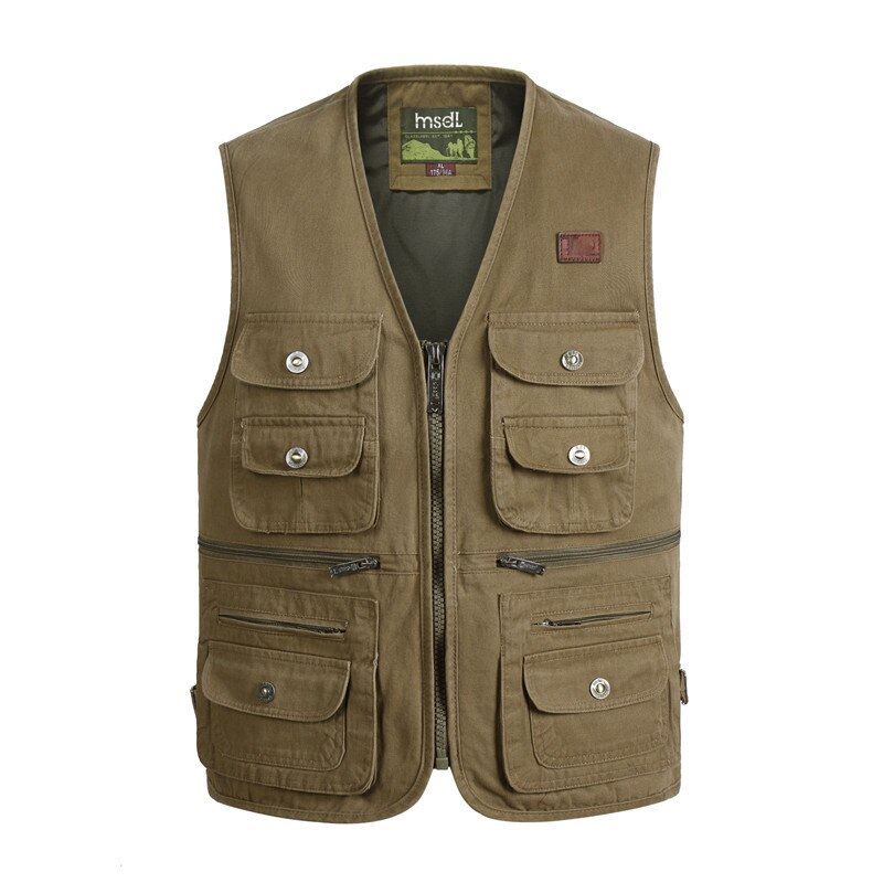 hommes gilet avec beaucoup de poches hommes gilets Plus grande taille 5XL homme sans manches veste gilet de travail gilet vêtements