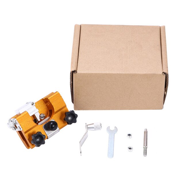 Fit Draagbare Kettingzaag Slijper Hand Aangezwengeld Kettingzaag Klem Slijpen Jig Bits Kit Stevig Gemakkelijk te Gebruiken voor Kettingzagen