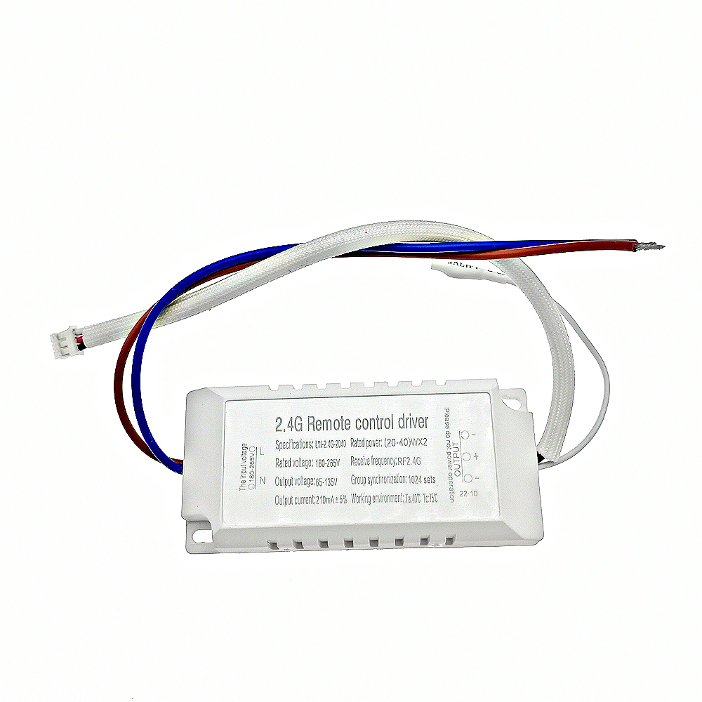 Transformadores de luz LED con controlador, 20W-80W-120W x2 210mAW con control remoto RF de 2,4G, atenuación cambiable de Color para lámpara de techo, accesorios DIY