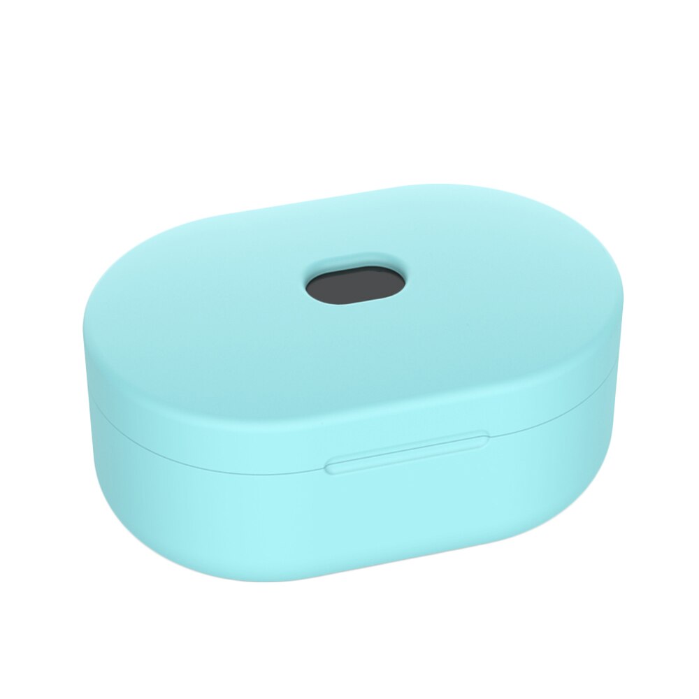 Funda de silicona para auriculares Xiaomi Redmi AirDots, carcasa para auriculares inalámbricos por Bluetooth, TWS, 1, 2 cajas: Light Green