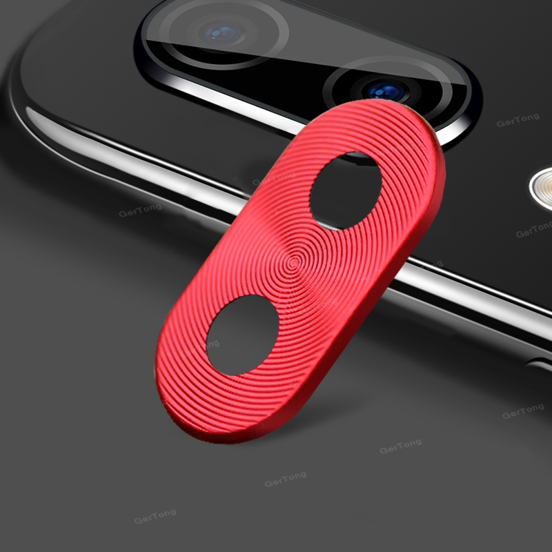 Voor Redmi Note 7 Camera Lens Protector Cover Ring Plating Aluminium Voor Xiaomi Redmi Note 7 Pro Note7 Camera Case ring Bescherming: Red / For Redmi 7