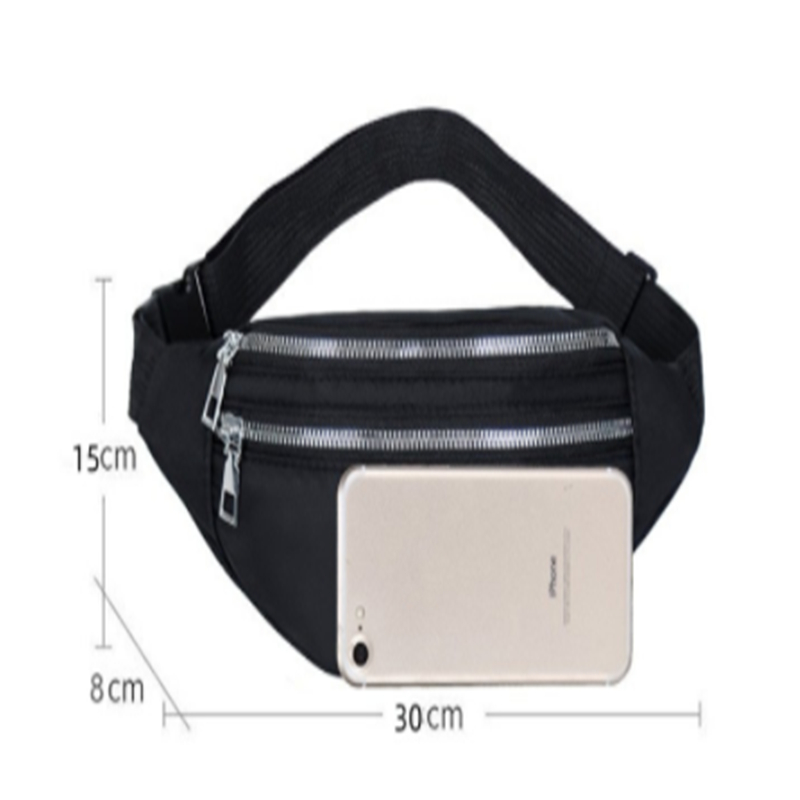 Waist Bag Women Men Waterproof Pocket Casual Chest Handbag Unisex Sports Travel Purse Plaid Waist Pack Belly Bags Case