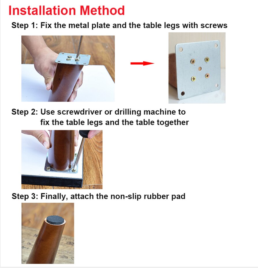 1/4PCS Solid Wood Furniture Legs Walnut Color Straight Oblique With Metal Footings Sofa Replacement Legs For Cabinet Couch Table