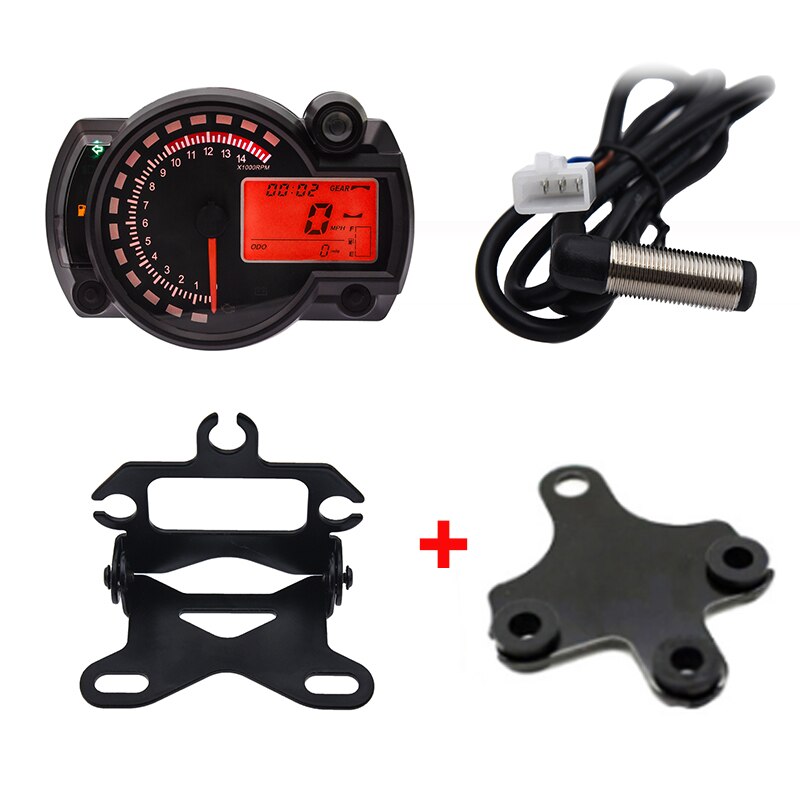 Universal KOSO LCD Digital Motorcycle RX2N Odometer Speedometer Meter Instrument Adjustable MAX 299KM/H 7colors Dashboard
