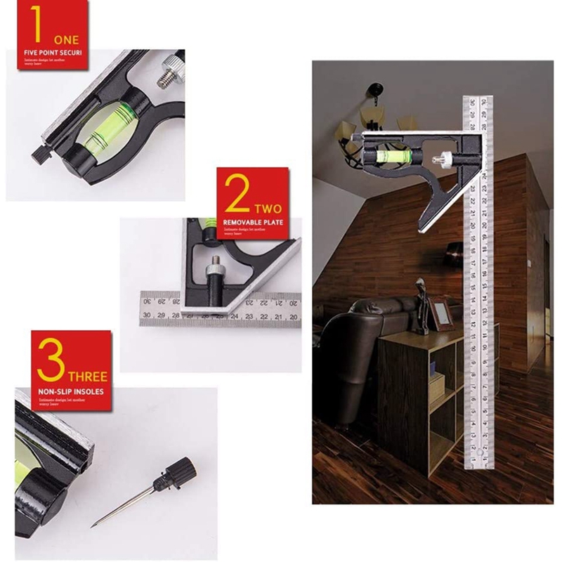 Top 3 stk tømrerværktøj, justerbar 9 tommer eger barbering med flad base og metal klinge ,4 tommer mini snedker træhøvl ,12 tommer