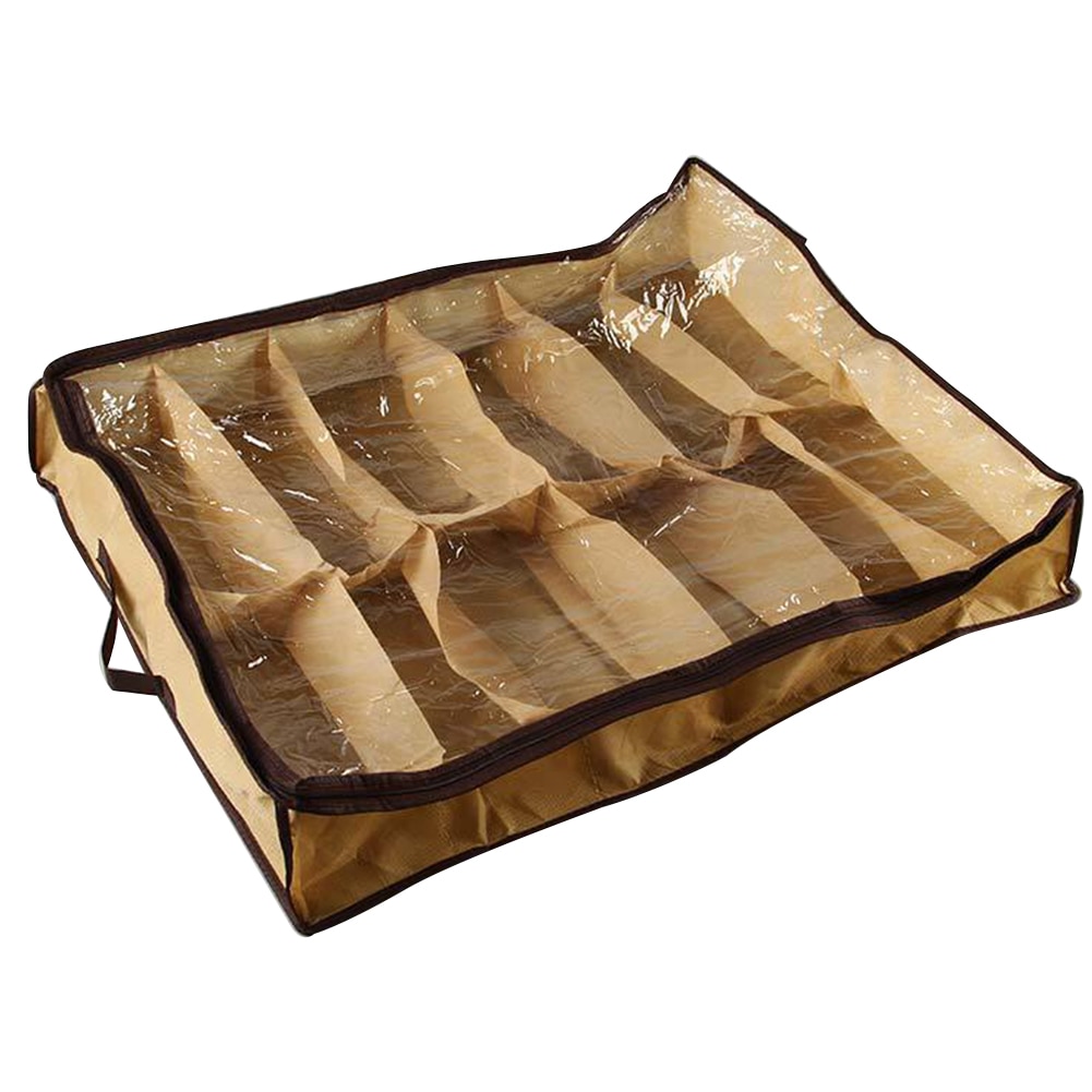 Caja para almacenamiento de zapatos plegable, lavable y reutilizable, caja antihumedad para zapatos, caja a prueba de polvo, ahorro de espacio, organizador de almacenamiento para zapatos debajo de la cama
