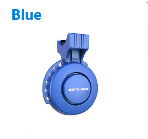 Electr-timbre de bicicleta potente con USB GUB, resistente al agua, sonido fuerte, para manillar de ciclismo, Mini timbre de alarma, bocina de bicicleta: Blue