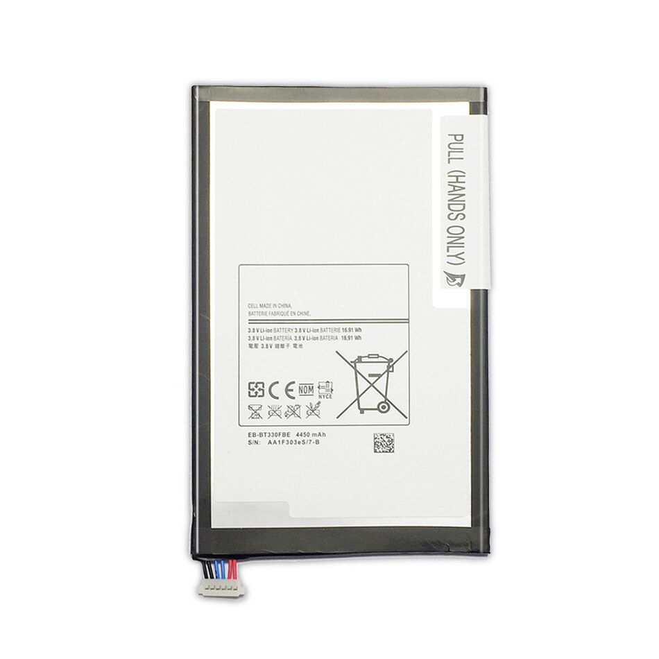 Tablet Li-Polymer Battery For Samsung Galaxy Tab 4 8.0 T330 T331 T331C T335 SM-T330 SM-T331 SM-T335 Battery 4450mAh EB-BT330FBE