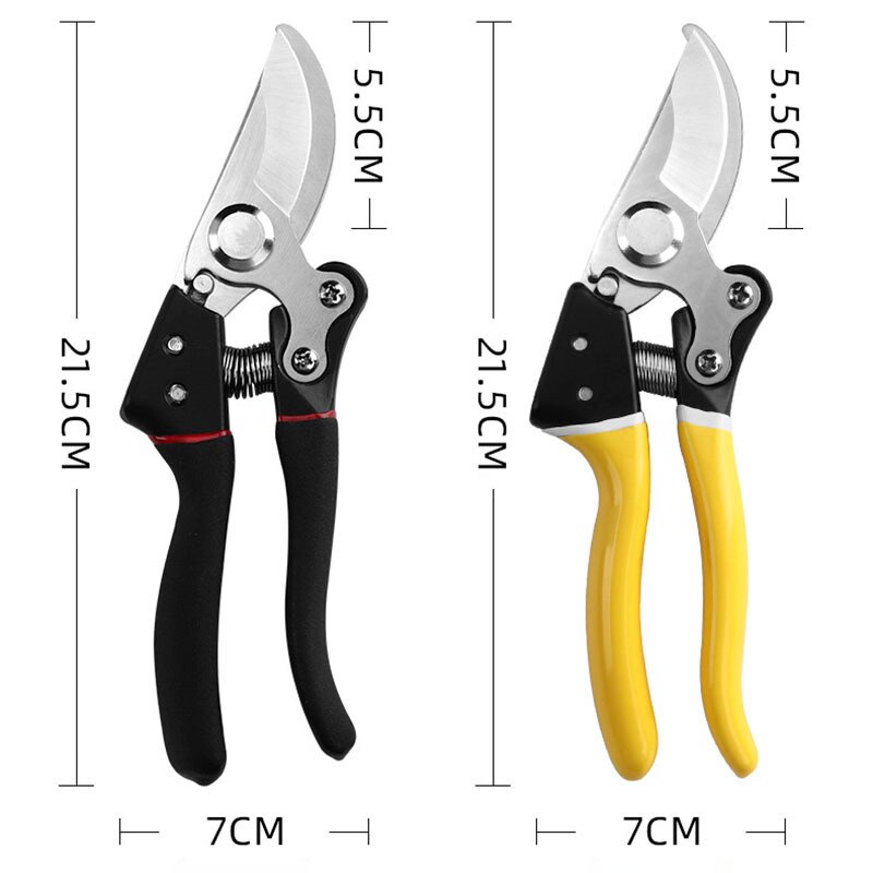 Garden Hand Pruner With SK5 Steel Blades Pruning Shear Garden Cutting Tools For Tree Trimmers Orchard Shears