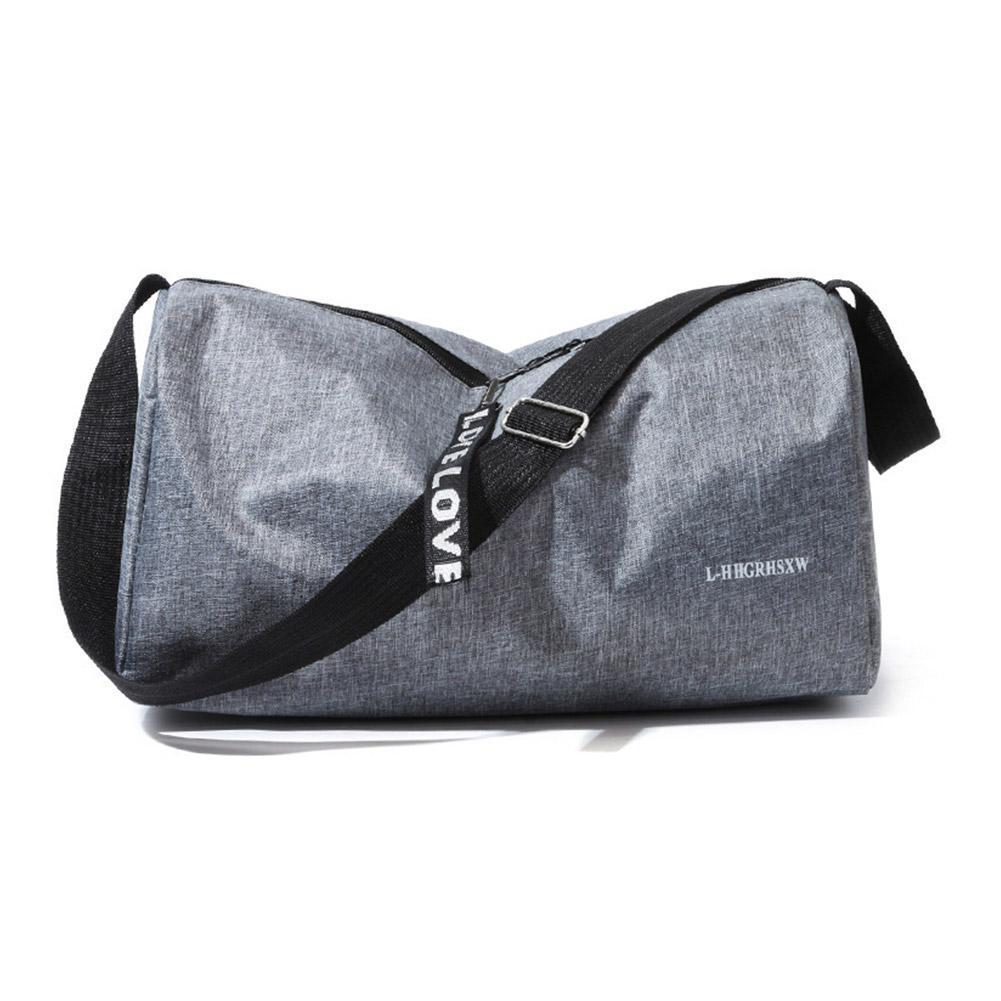 Portable Outdoor Fitness Gym Bags Multifunction Fitness Travel Handbag Nylon Adjustable Strap For Weekend Training: Blue