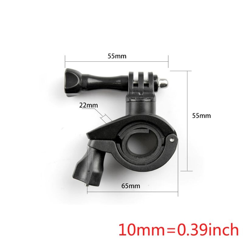 Go pro hero kamera cykelmontering cykel motorcykel fästehållare stöd för gopro hero 3+ 6/5/4/3/2 skeleton frame stand clip