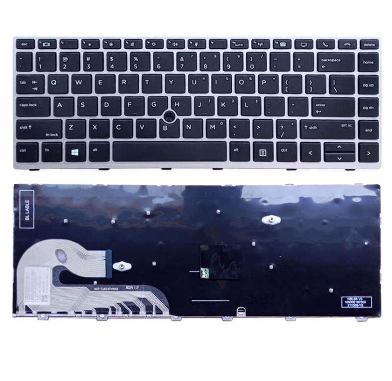 US/RU/SP/UK/LA/FR laptop keyboard FOR HP EliteBook 745 840 G5/G6 846 G5/G6 848 G5/G6 Zbook 14U G5/G6 HSN-I17C-4/I13C-4 I24C MT44: Orange