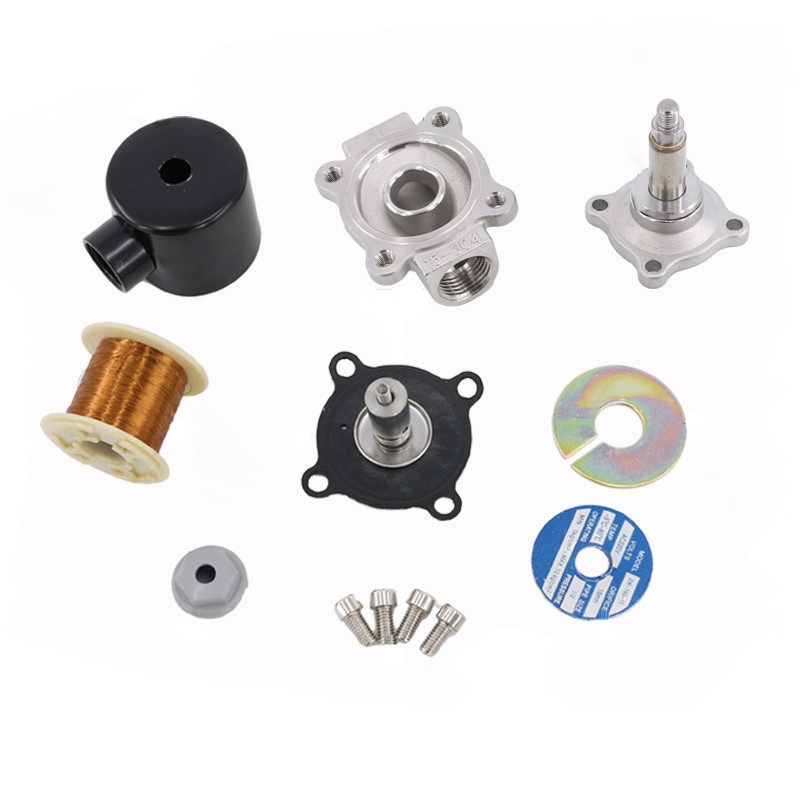 1/2&quot; 3/4&quot; 1&quot; 2&quot; inch Normally Closed Brass Solenoid Valve 220VAC 110VAC 24VDC 12VDC 24VAC Direct Acting For Water Gas Oil