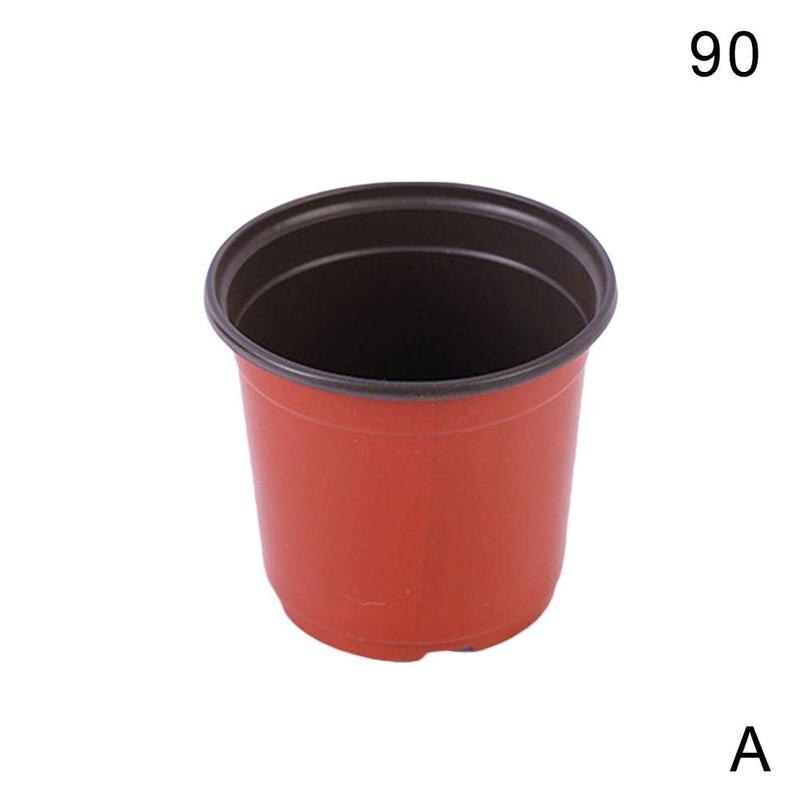 10 stuks eenvoudige kweekpot van plastic, tweekleurig, vetplanten, bloemen, groente, zaailingenbakje voor thuis, tuin, planten, kweekbakken: A 10 stuks