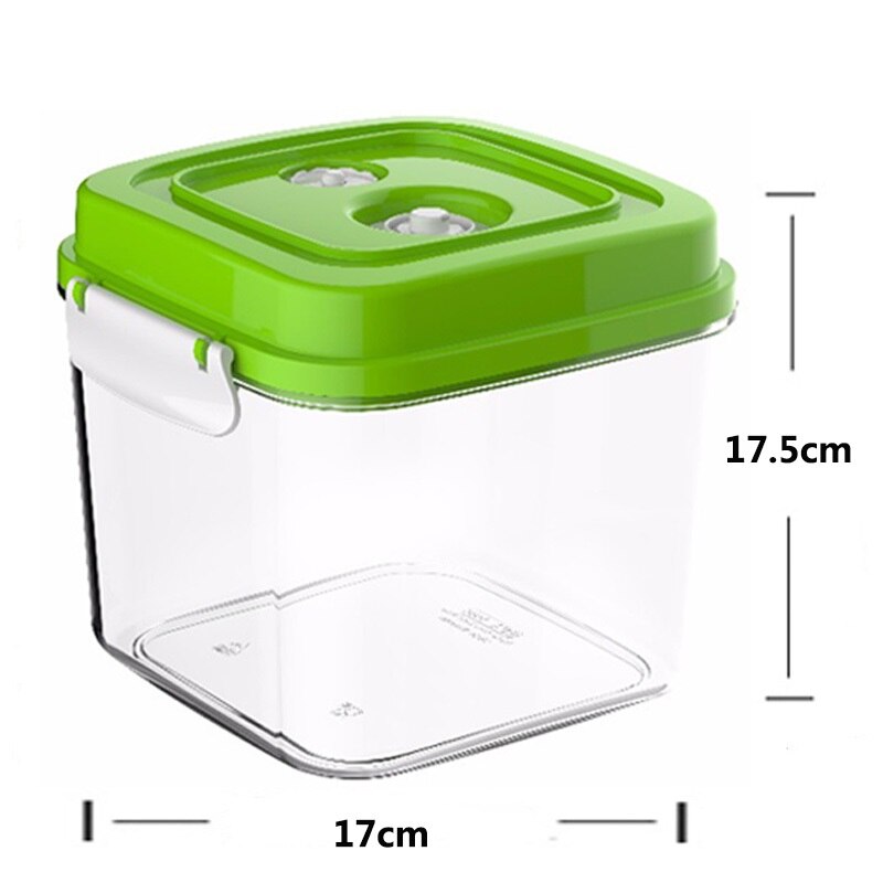 Selling the best cost-effective products vacuum plastic square food storage container Air tight fresh Canisters
