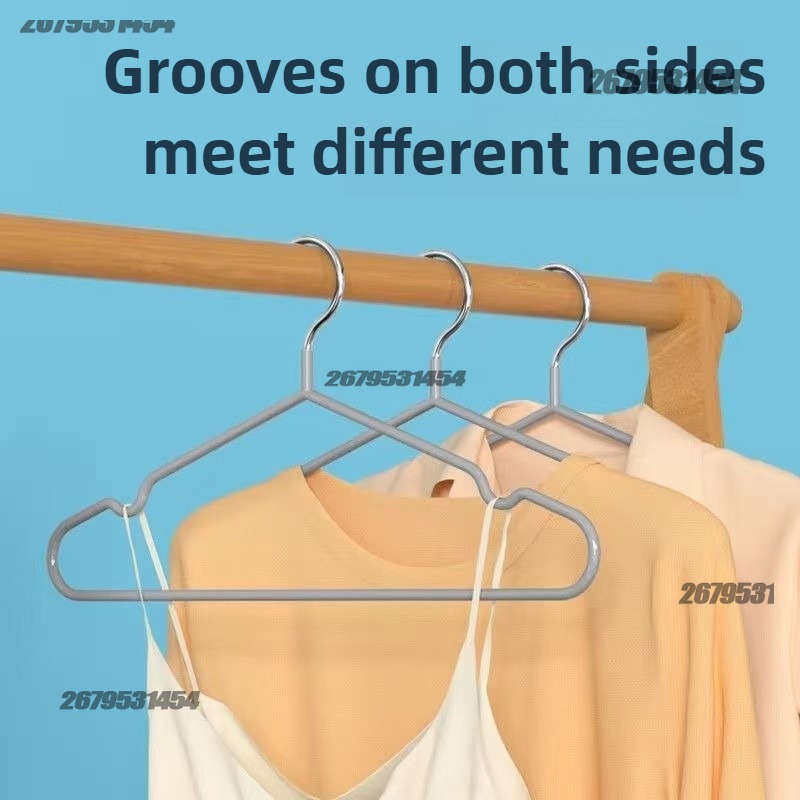 10 Stück rutschfeste KleiderbüGel-Garderobe, nicht abfärbende Kleidung für Höhle Heimgebrauch, rutschfeste Trocknung, Metall, dicke Aufbewahrung, Schlafzimmer, Kleiderschränke