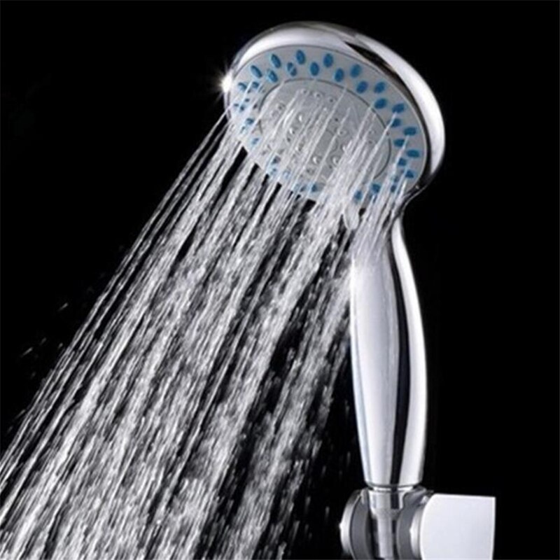 Brusebad justerbart jetting brusehoved vandbesparende håndholdt badeværelse justerbar 5 tilstande spa brusehoved